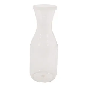 Polycarbonate Juice Carafe Container with Lid - 1 Liter