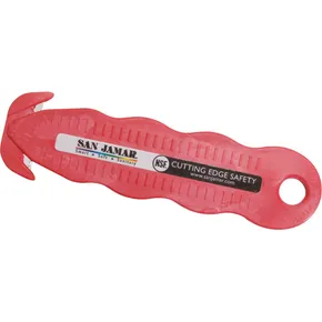 San Jamar Klever Kutter Safety Cutter , Red , 3/Pack (San KK403)