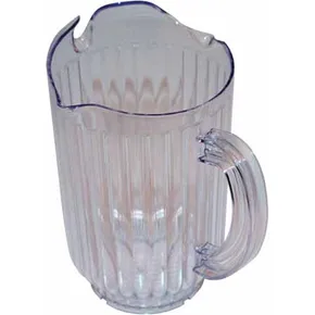 Plastic Water Pitchers, Clear, 60 oz.