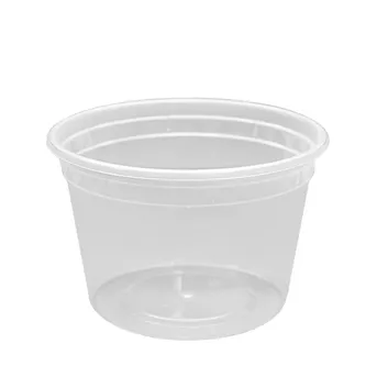 Karat 32 oz Clear Poly Deli Containers w/ Lids, PK240 FP-IMDC32-PP