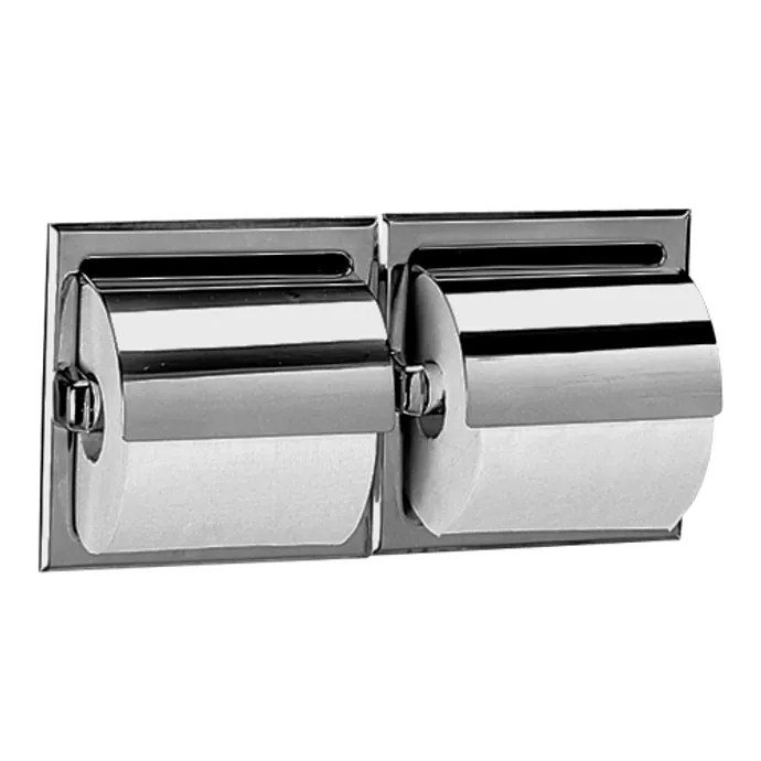 Bobrick - 6997 - Recessed Double Roll Toilet Tissue Dispenser With ...