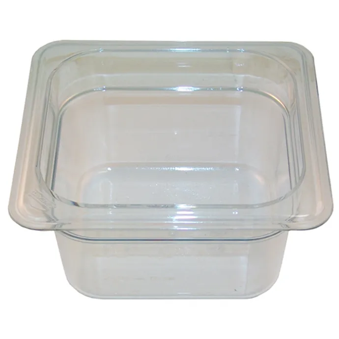 Cambro 8SFSCW-135 Contenitore Quadrato Trasparente 7,6 Litri In Policarbonato - Per Alimenti, Con Graduazioni, Lavabile In Lavastoviglie, NSF - 3