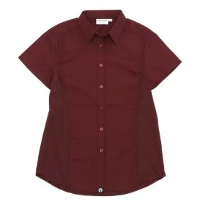 Chef Works - CSWV-MER-M - Women's Cool Vent Merlot Shirt (M) | TundraFMP