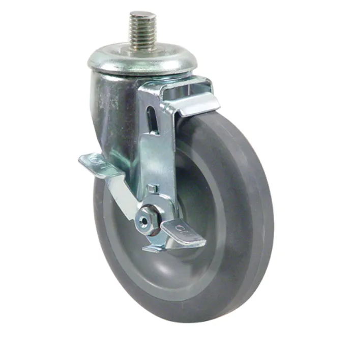 5 in Locking 5/8 in Threaded Stem Caster | TundraFMP