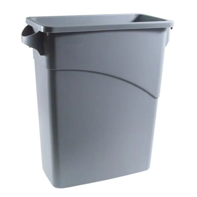 Rubbermaid - 1971258 - 16 gal Gray Slim Jim® Trash Can