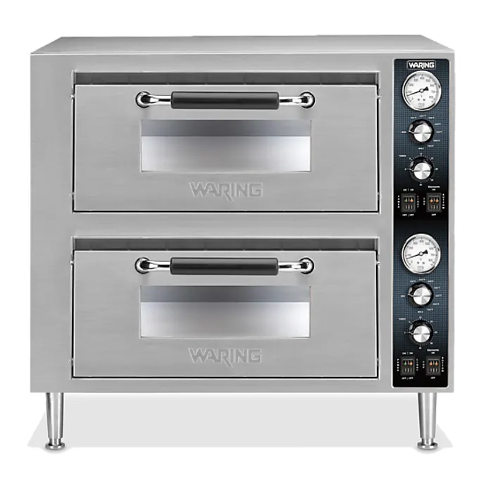 Waring Wpo750 Double Deck Electric Countertop Pizza Oven