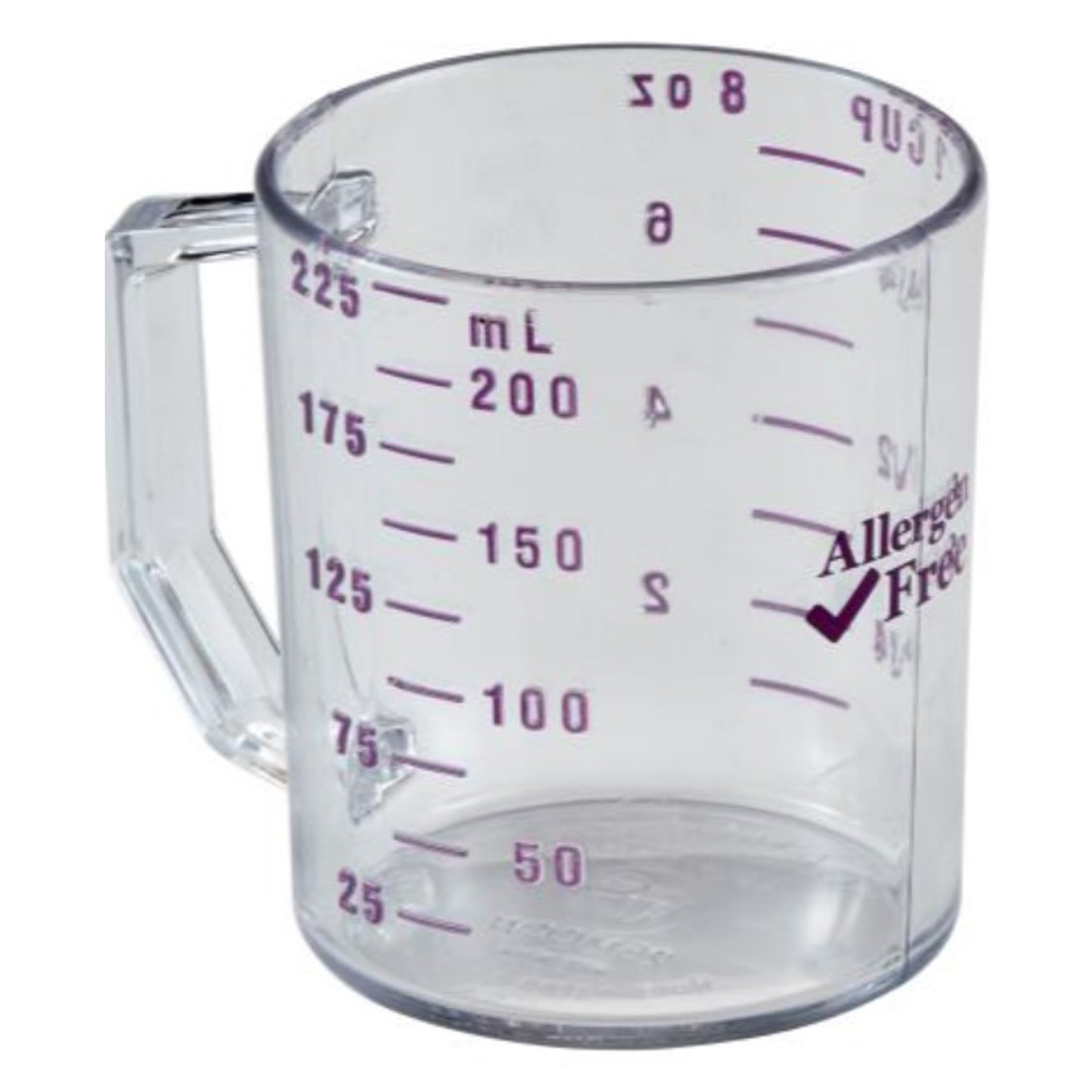 Cambro 50MCCW441 Camwear 1 Pint Purple Allergen-Free Polycarbonate  Measuring Cup