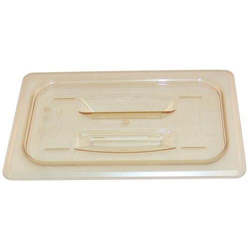 Cambro - 40HPCH150 - 1/4 Size Amber H-Pan™ Handled High Heat Food Pan Cover