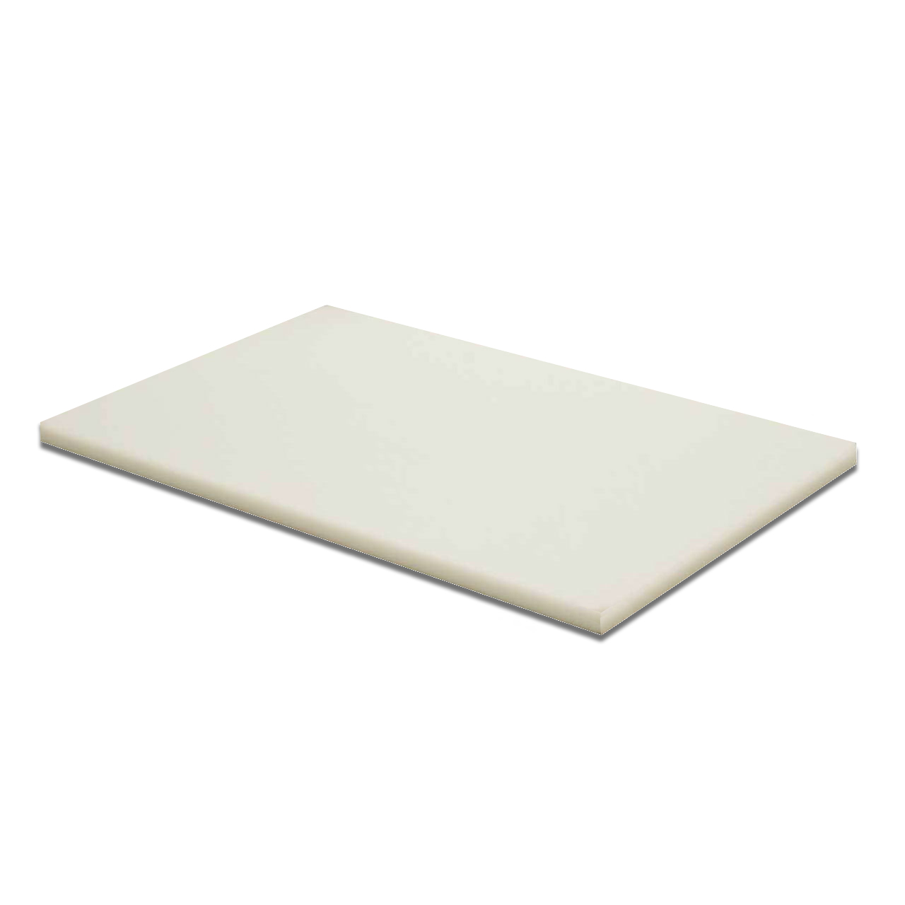 1/2 White Poly Cutting Board