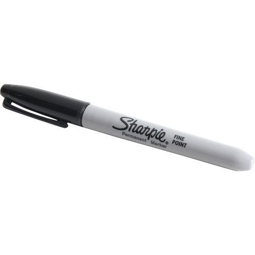 Sharpie - 30001 - Black Fine Point Permanent Marker