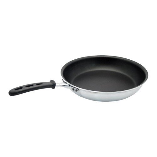 Vollrath Wear-Ever 12 Aluminum Non-Stick Fry Pan with SteelCoat x3 Coating  and Black Silicone Handle 672312 in 2023