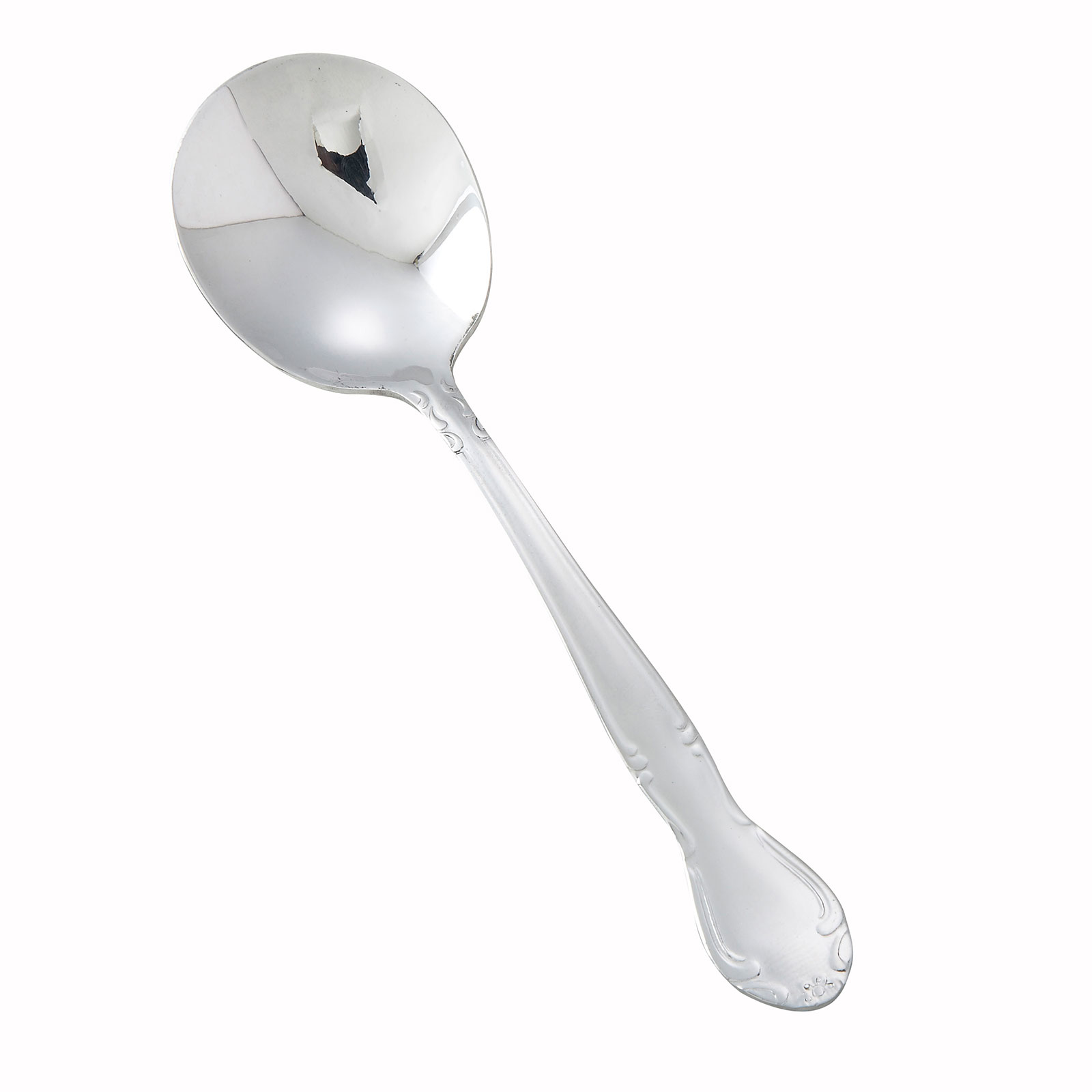 Winco 002404 Elegance Mirror Finish Bouillon Spoon