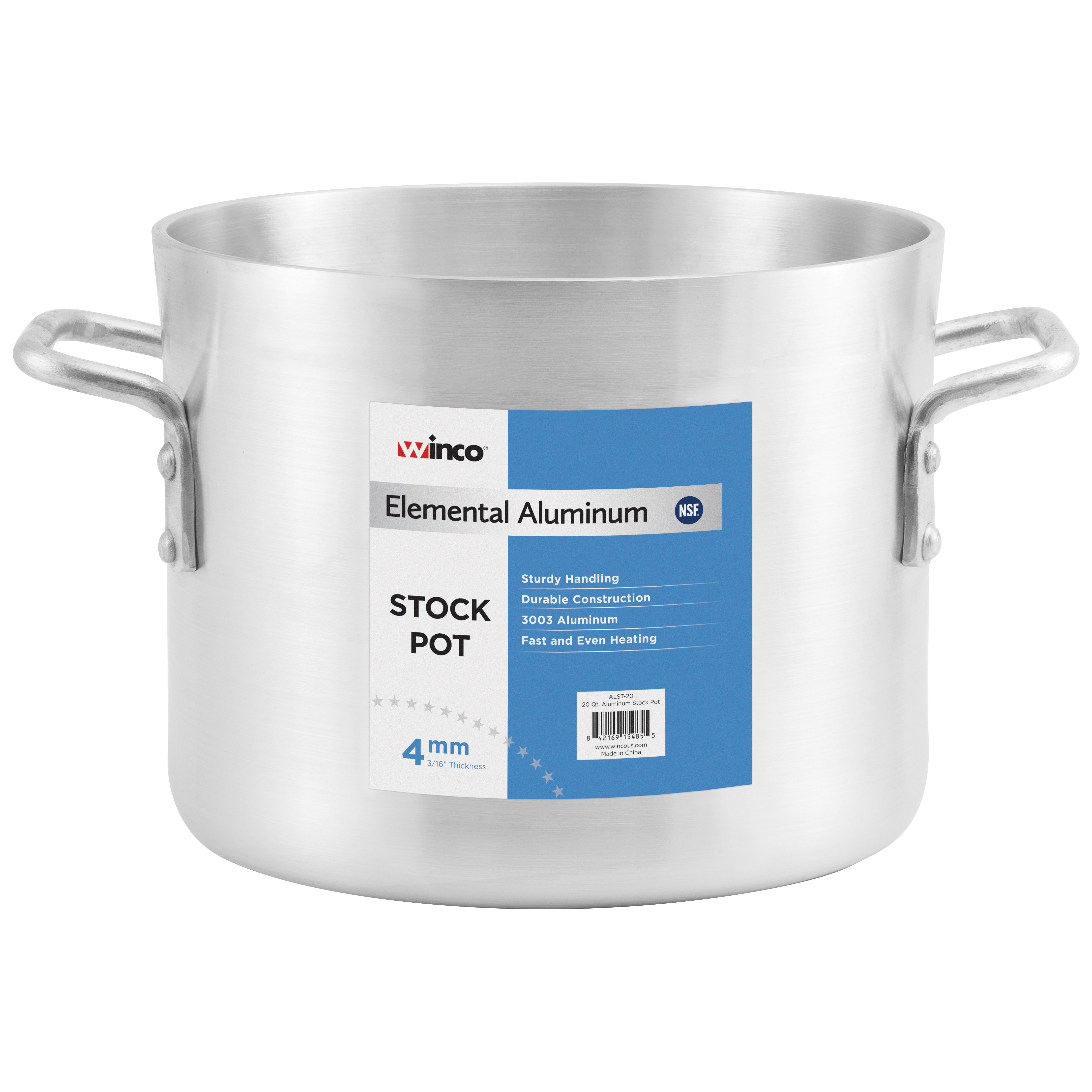 Libertyware POT24 24 qt. Aluminum Stock Pot - Win Depot