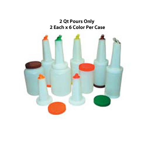 Winco PPB-2MX Liquor & Juice Multi Pour Complete Set